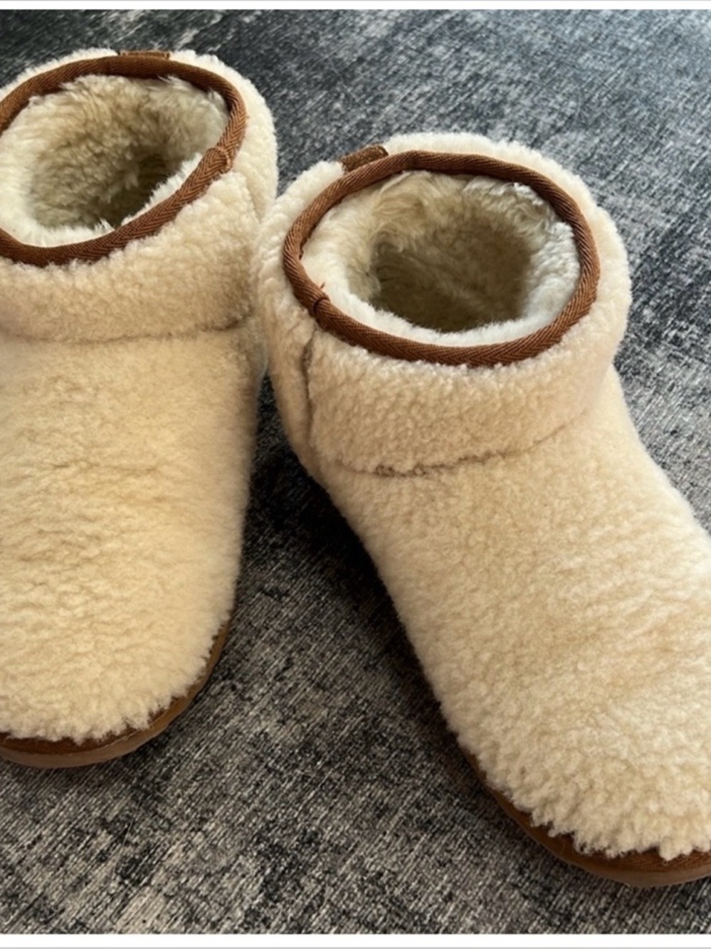 EMU Australia Cream Shearling Boots